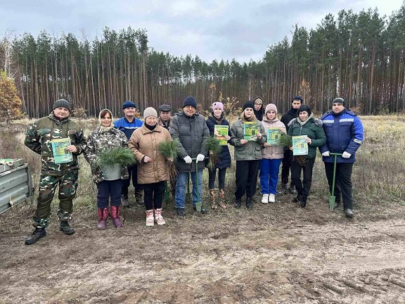 ЛОЕВЧАНЕ ПОСАДИЛИ ОКОЛО 40 ГА МОЛОДОГО ЛЕСА